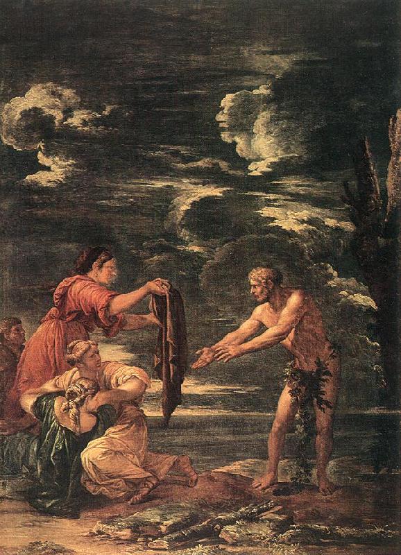 ROSA, Salvator Odysseus and Nausicaa st oil painting image